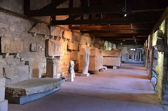 Interior of the Split Archaeological Museum